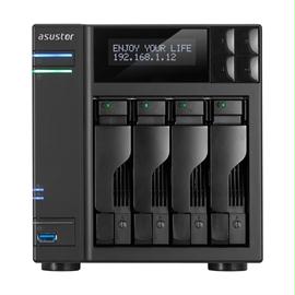 Asustor Network Attached Storage AS6204T 4Bay Intel Celeron Quad 4GB SO-DIMM DDR3L GbEx2 USB3.0  Retail