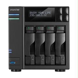 Asustor Network Attachment Storage AS6404T 4Bay Intel Apollo Lake Quad 8GB SO-DIMM DDR3L GbEx2 USB3x4   Retail