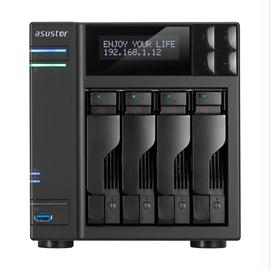 Asustor Network Attachment Storage AS7004T 4Bay Intel i3 3.5GHz Dual 2GB DDR3 GbEx2 HDMI SPDIF USB3.0