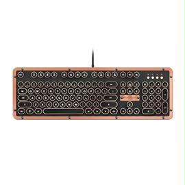 Azio Keyboard MK-RETRO-L-03-US USB RETRO CLASSIC Mechanical Keyboard Artisan Retail