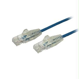 StarTech Cable N6PAT6INBLS 6 inch Cat6 Ethernet Cable Snagless RJ45 Connectors Blue Retail
